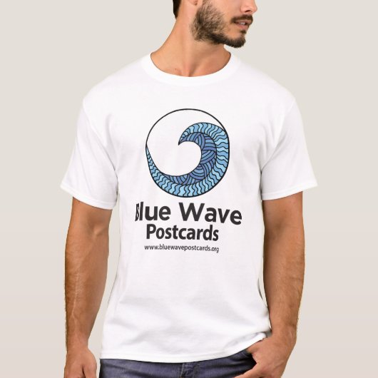Blue Wave Postcards - Men's Basic T-Shirt (Vorderseite)