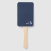 Blue Wave Seepferd Wedding ID836 Fächer (Rückseite)