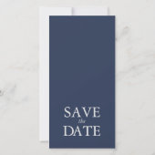 Blue Wave Seepferd Wedding ID836 Save The Date (Rückseite)