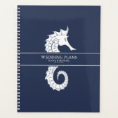 Blue Wave Seepferd Wedding Wht/Navy ID836 Planer (Vorderseite)