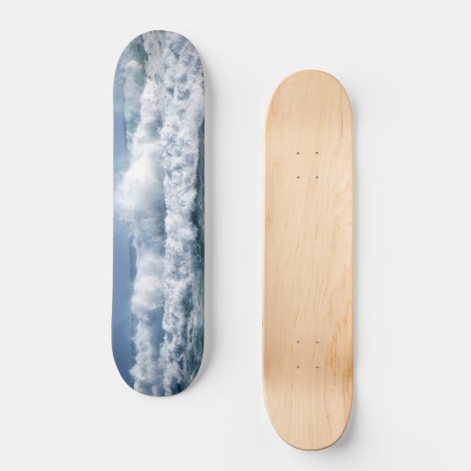 Blue Wave Skateboard (Vorderseite)