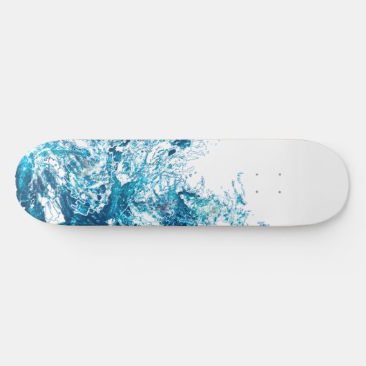 Blue Wave Skateboard (Horizontal)