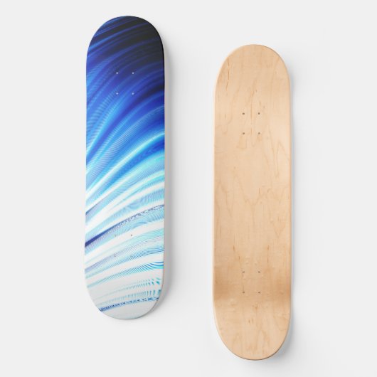Blue Wave Skateboard (Vorderseite)