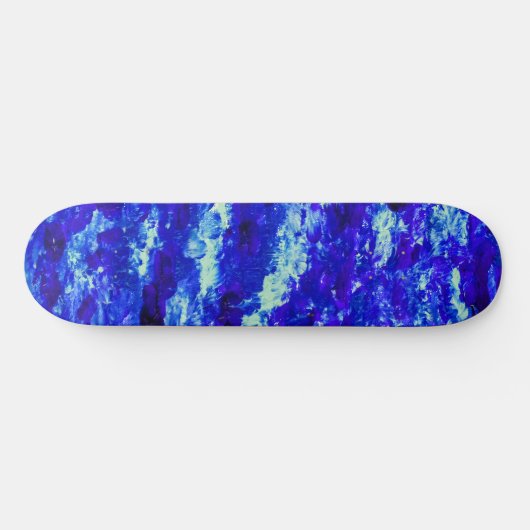 Blue Wave Skateboard (Horizontal)