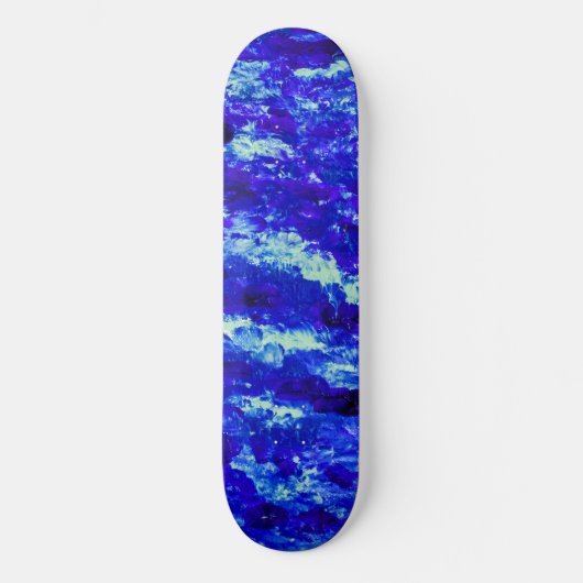 Blue Wave Skateboard (Vorderseite)