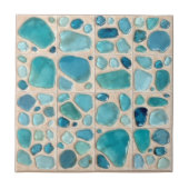Blue Wave Stone Keramik Tile Fliese (Vorderseite)