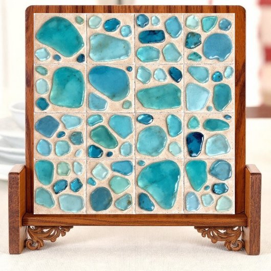 Blue Wave Stone Keramik Tile Fliese