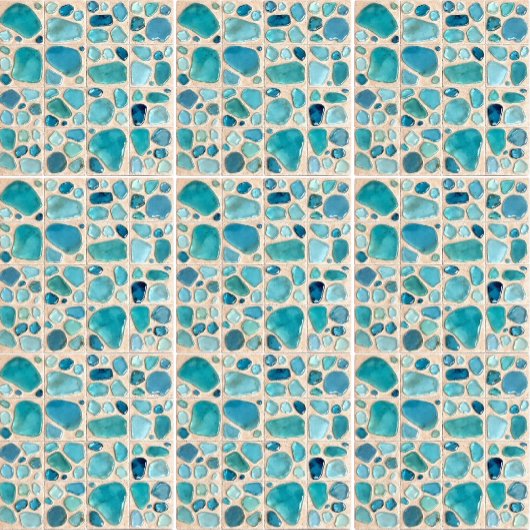 Blue Wave Stone Keramik Tile Fliese