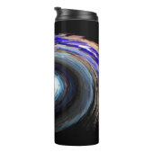 Blue Wave Swirl Thermosbecher (Nach rechts gedreht)