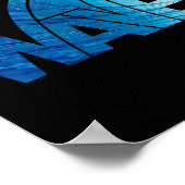 Blue Wave Vote Democratic President Resist Trump  Poster (Ecke)