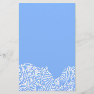 Blue Waves Briefpapier