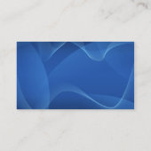 Blue Waves Business Card Visitenkarte (Rückseite)