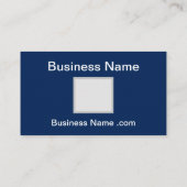 Blue Waves Business Card Visitenkarte (Rückseite)