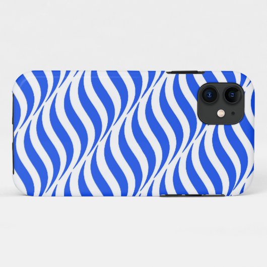 Blue Waves Case-Mate iPhone Hülle (Rückseite (Horizontal))