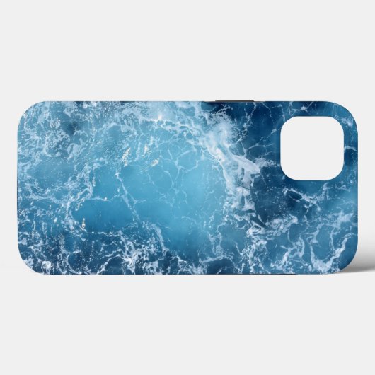 Blue Waves Case-Mate iPhone Hülle (Rückseite (Horizontal))