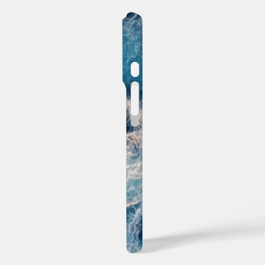 Blue Waves Case-Mate iPhone Hülle (Rückseite / Links)