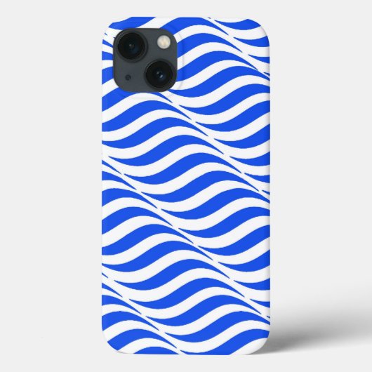 Blue Waves Case-Mate iPhone Hülle (Rückseite)