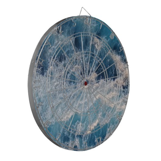 Blue Waves Dartscheibe (Vorderseite Links)