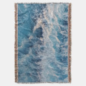 Blue Waves Decke (Vorderseite Vertikal)