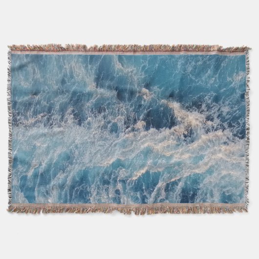 Blue Waves Decke (Vorderseite)