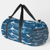 Blue Waves Duffle Bag (Rechte Ecke)