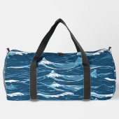 Blue Waves Duffle Bag (Rückseite)