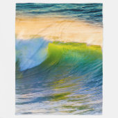 Blue Waves Fleecedecke (Vorderseite)