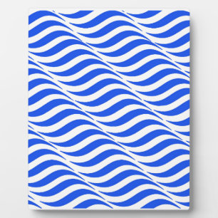 Blue Waves Fotoplatte