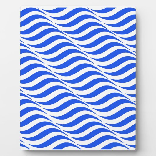 Blue Waves Fotoplatte (Vorderseite)