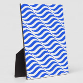 Blue Waves Fotoplatte (Seite)