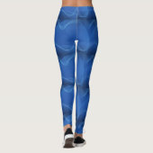 Blue Waves Frauen Leggings (Rückseite)