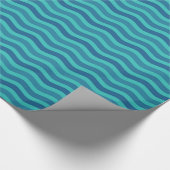 Blue Waves Geschenkpapier (Ecke)