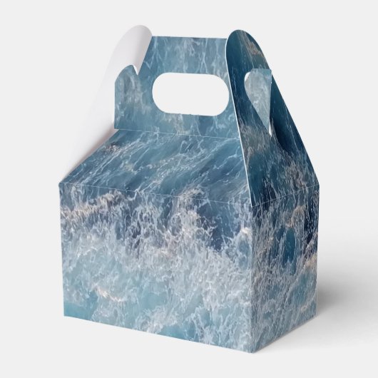 Blue Waves Geschenkschachtel (Rückseite)