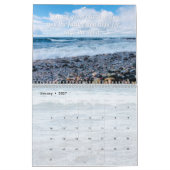 Blue Waves Inspiriere Zitatsfotografie-Kalender Kalender (Jan 2027)