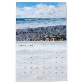 Blue Waves Inspiriere Zitatsfotografie-Kalender Kalender (Jan 2026)