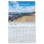 Blue Waves Inspiriere Zitatsfotografie-Kalender Kalender (Mär 2026)
