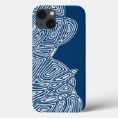 Blue Waves iPhone Case (Rückseite)