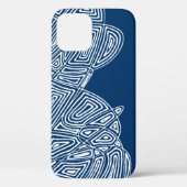 Blue Waves iPhone Case (Rückseite)