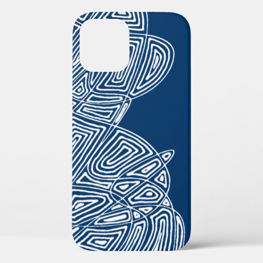 Blue Waves iPhone Case (Rückseite)