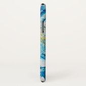 Blue Waves iPhone X Case (Hinten/Rechts)