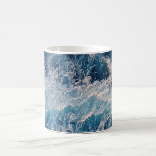 Blue Waves Kaffeetasse (Mittel)