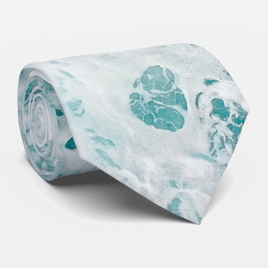 Blue Waves Krawatte (Gerollt)