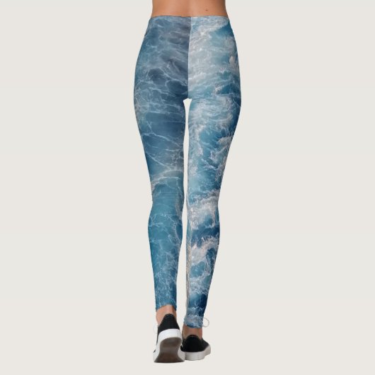 Blue Waves Leggings (Rückseite)