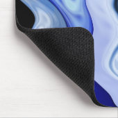 Blue Waves Mouse Pad Mousepad (Ecke)