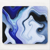 Blue Waves Mouse Pad Mousepad (Vorne)