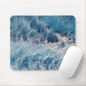 Blue Waves Mousepad (Mit Mouse)