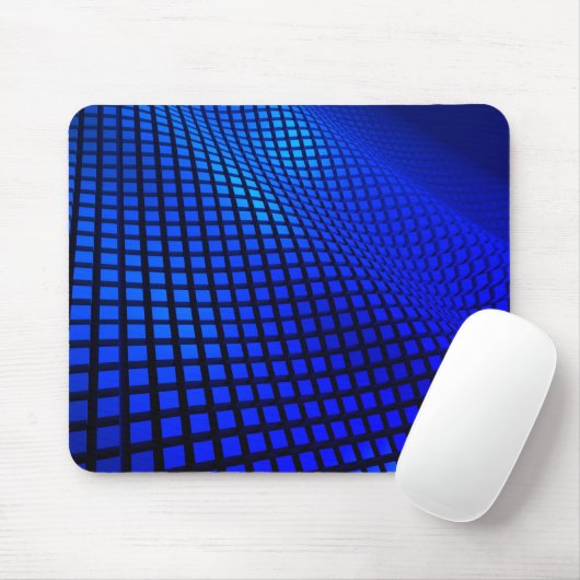 Blue Waves Mousepad (Mit Mouse)