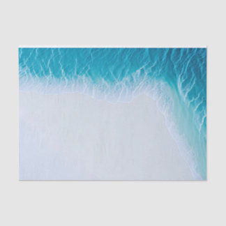 Blue Waves Nautical Beach Decoupage Seidenpapier