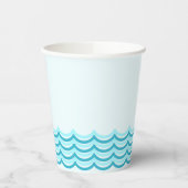Blue Waves Party Cup Pappbecher (Links)
