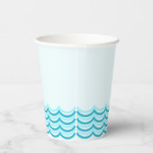 Blue Waves Party Cup Pappbecher (Rechts)